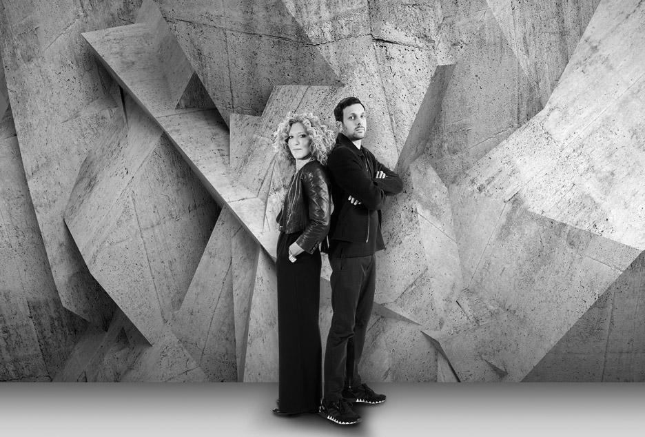 Dynamo and Kelly Hoppen create illusions with wallpaper