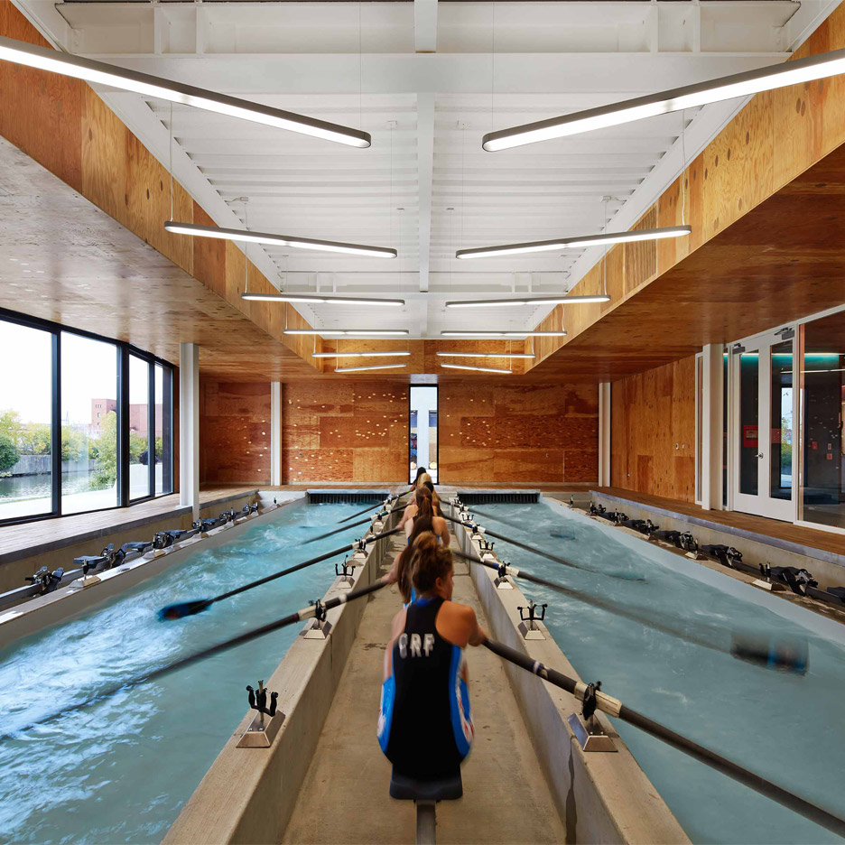 WMS Boathouse at Clark Park; Chicago, Illinois; by Studio Gang Architects