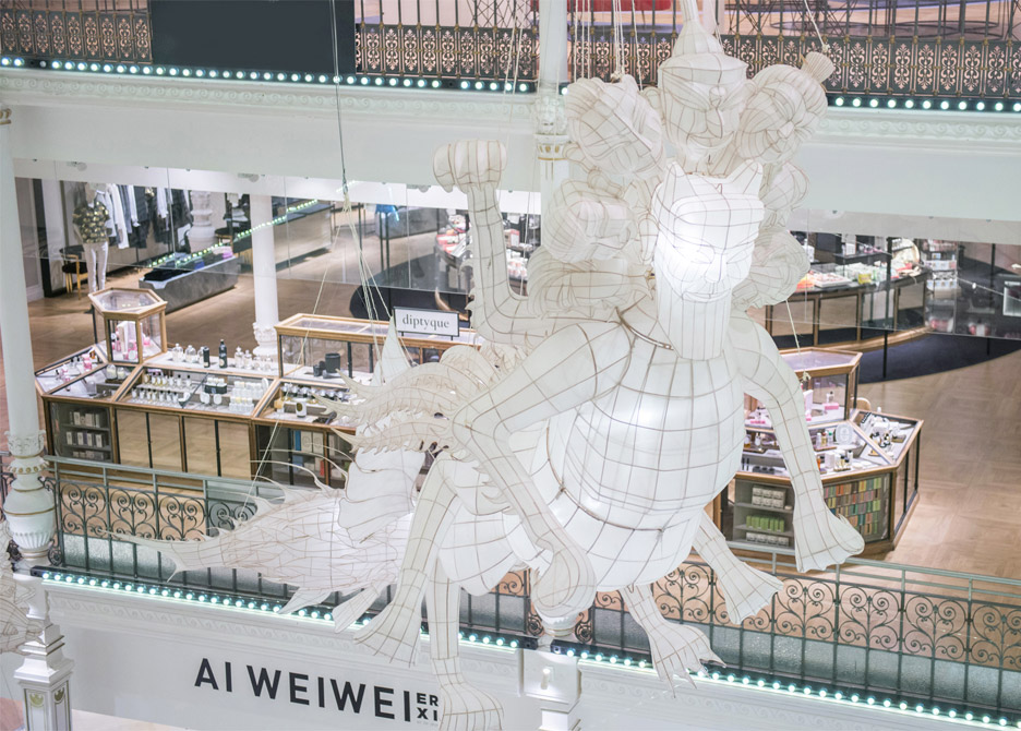 Ai Weiwei for Le Bon Marche exhibition