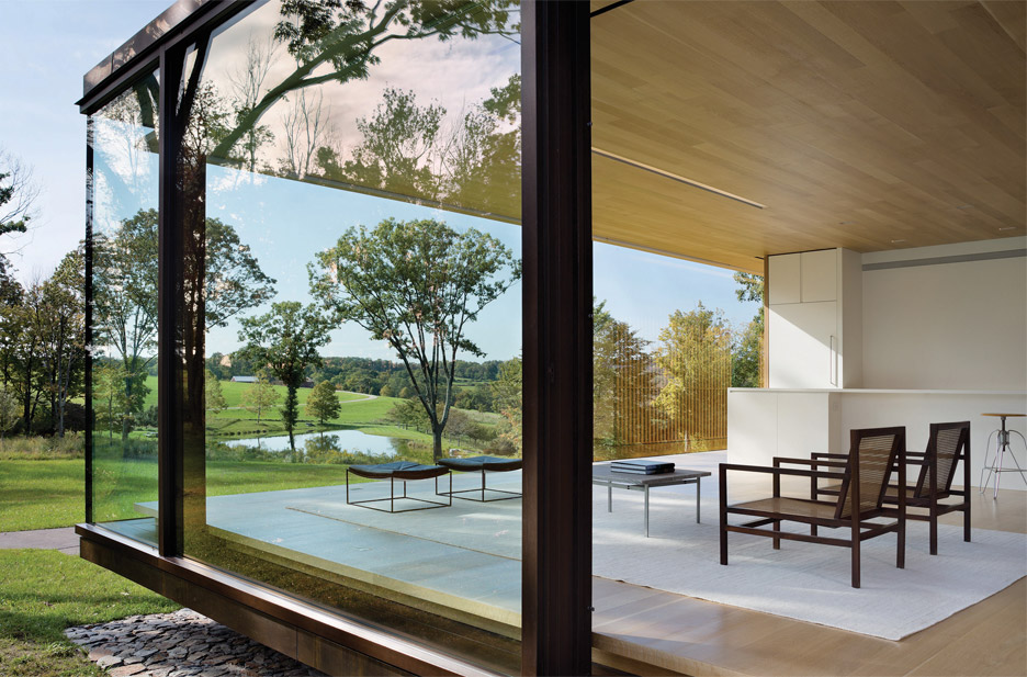 LM Guest House by Desai Chia Architects in Duchess County, New York