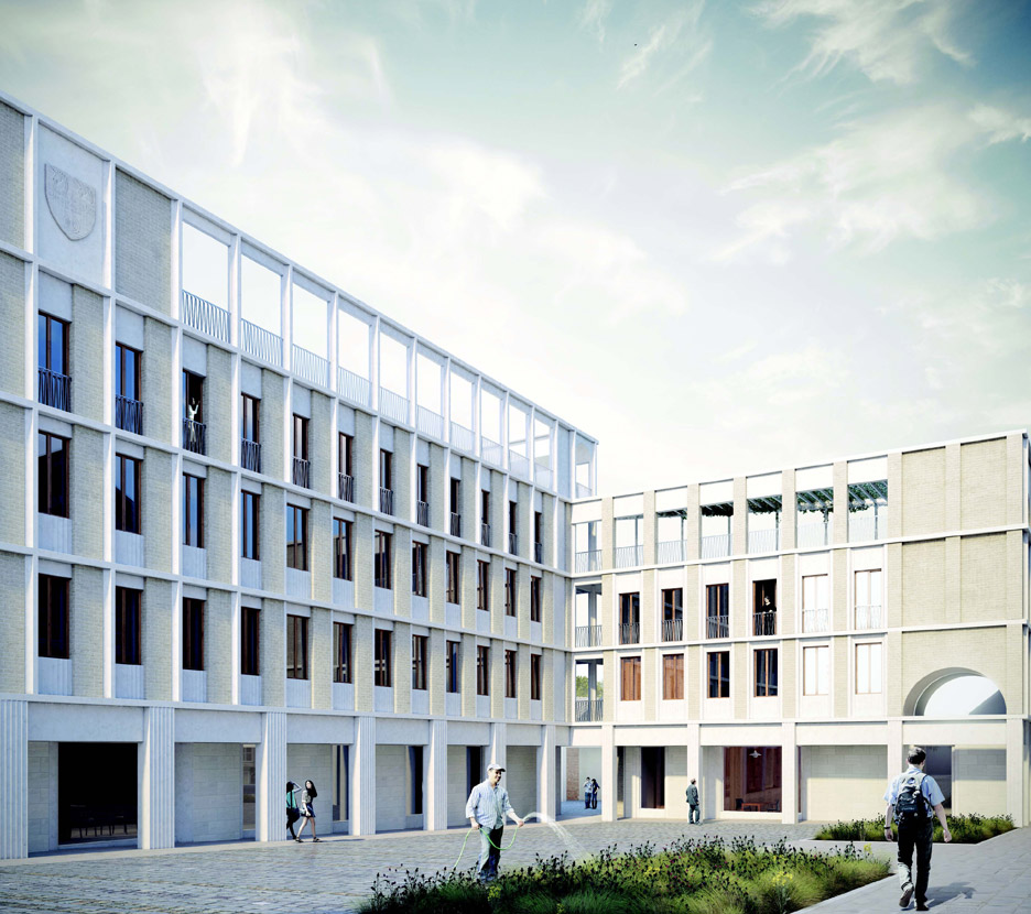 DRDH Architects' concept for an extension to St Hilda's College in Oxford
