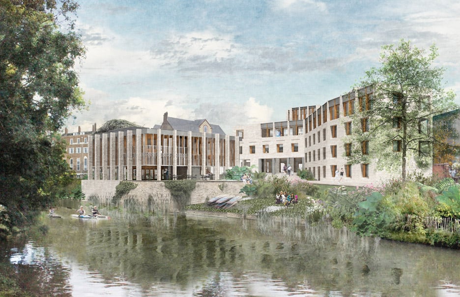 Gort Scott's concept for an extension to St Hilda's College in Oxford