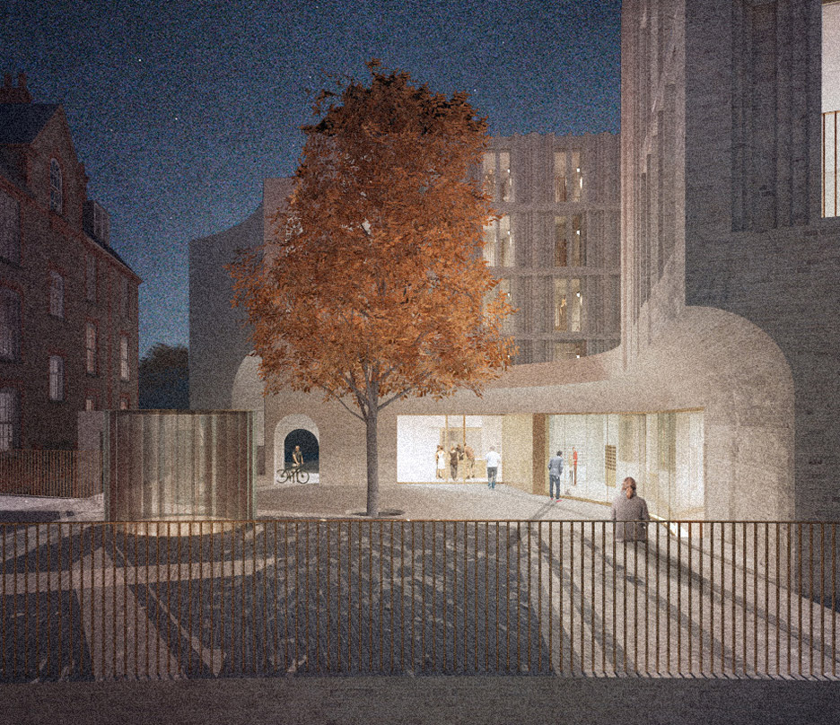Hall McKnight's concept for an extension to St Hilda's College in Oxford