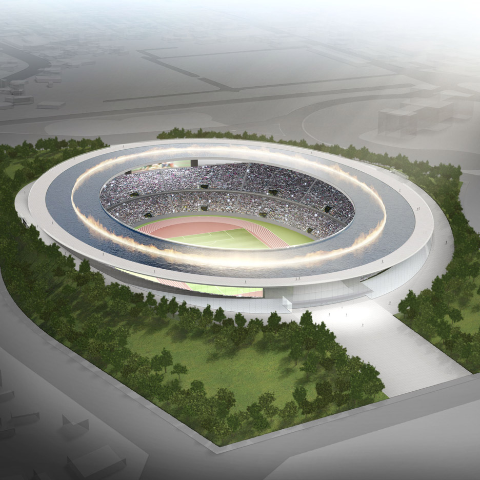 Tokujin Yoshioka reveals alternative vision for Tokyo Olympic stadium
