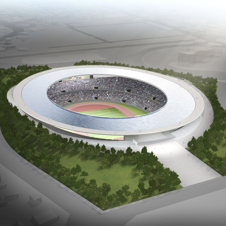 Olympic stadium by Tokujin Yoshioka
