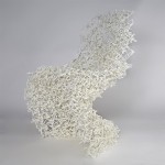 Bartlett students use robots to create 3D-printed filigree chairs