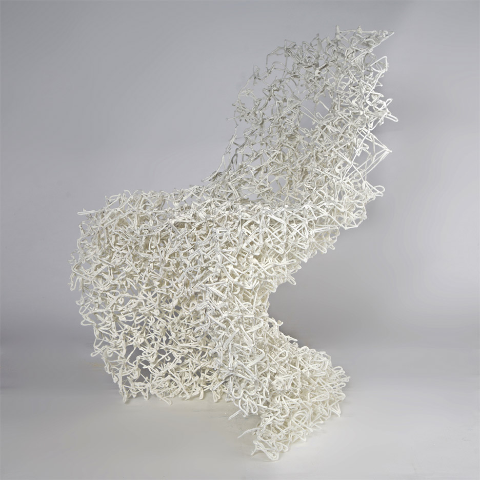 3D-printed chair by The Barlett UCL students