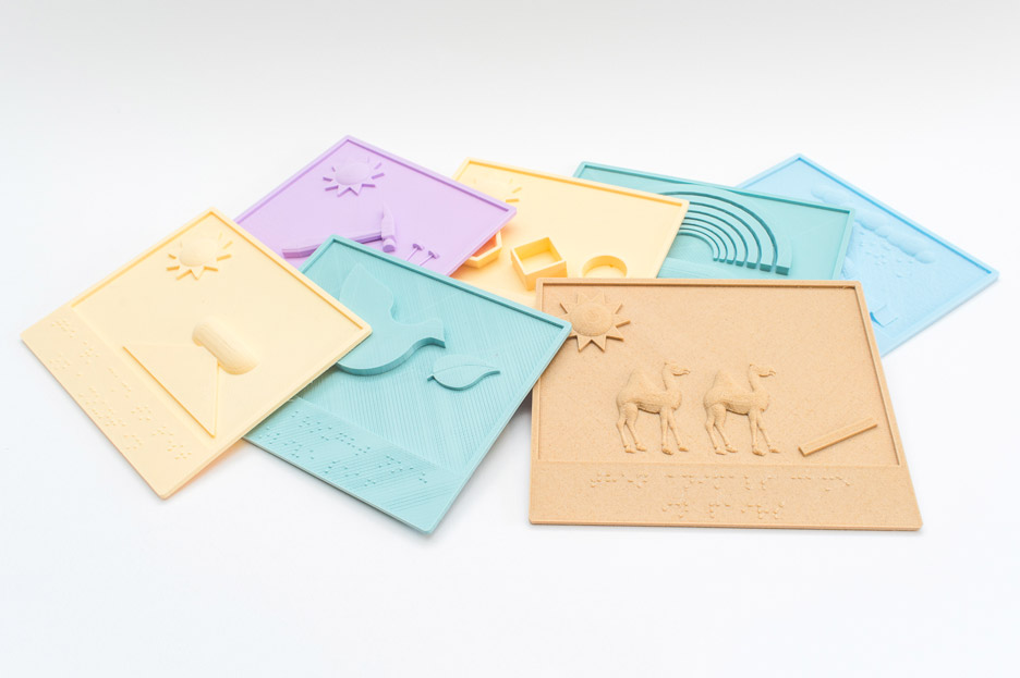 3D printed books by Tactile Picture Books