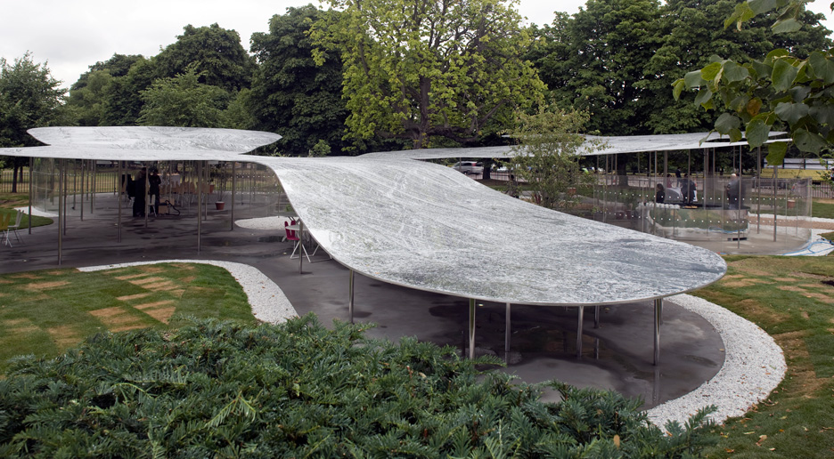 Serpentine Gallery Pavilion 2009 by Kazuyo Sejima and Ryue Nishizawa of SANAA