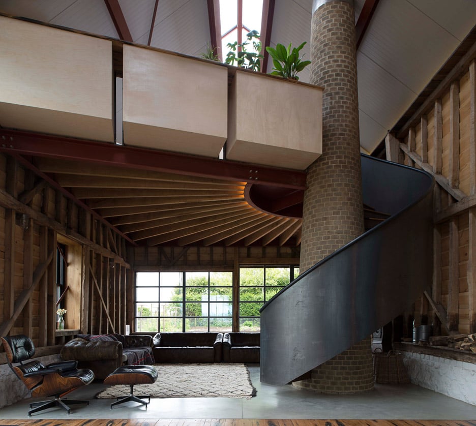The Ancient Party Barn by Liddicoat & Goldhill in Kent, England
