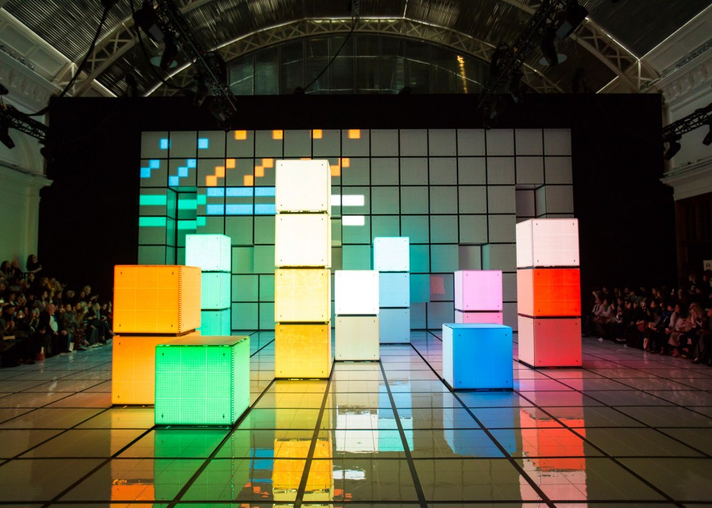 Inca Productions Creates Pixelated Set For Anya Hindmarch