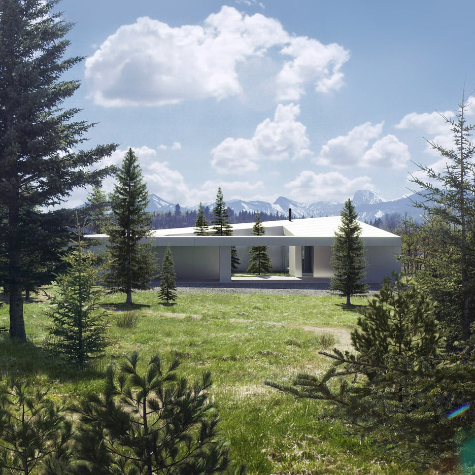 Saunders Architecture unveils five house designs for Canadian wilderness development