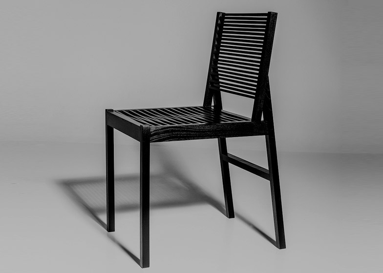 Aalto University Students Create Chairs With Stained Wood