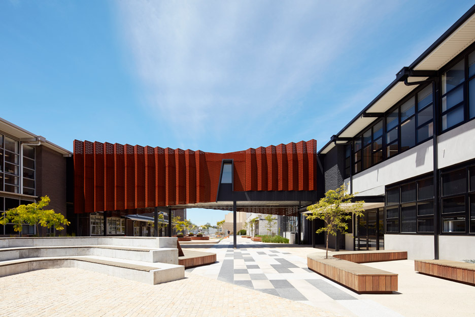 Flyover Gallery in Caroline Chisholm College by Branch Studio Architects