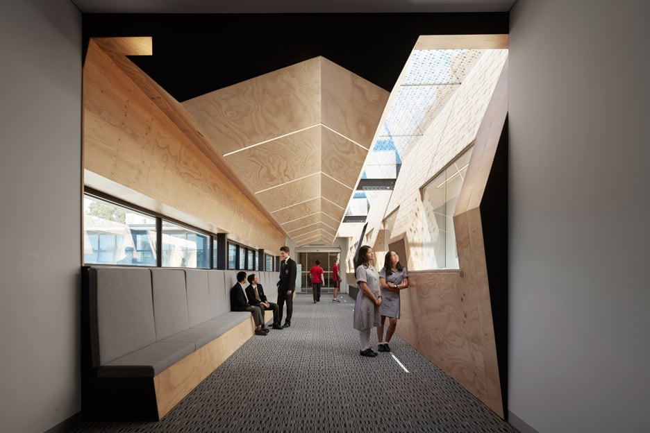 Flyover Gallery in Caroline Chisholm College by Branch Studio Architects