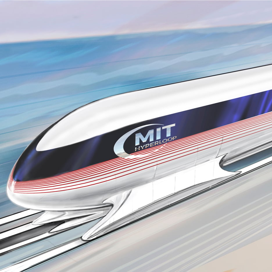 Hyperloop pod by MIT students