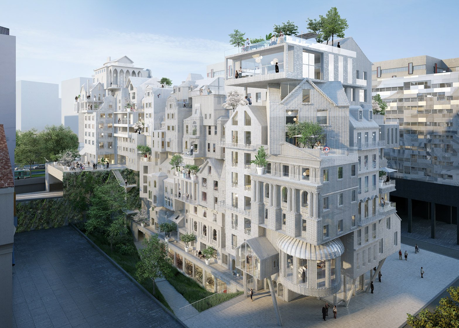 Immeuble Village by Périphériques in Paris, France