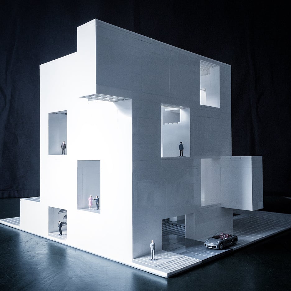 UC Innovation Center by Pritzker Price Winner Alejandro Aravena recreated in Lego by Arndt Schlaudraff