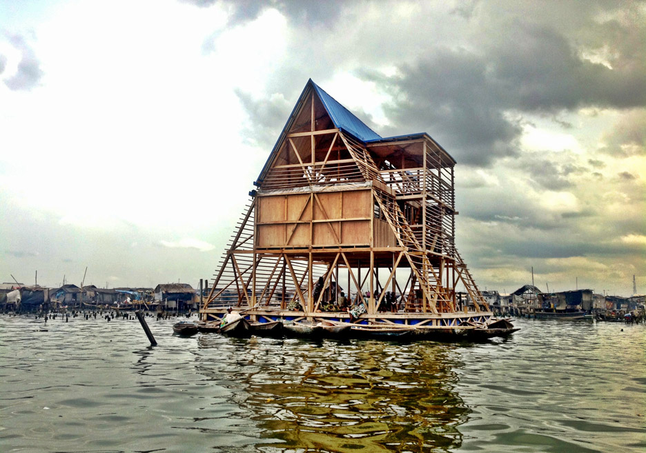 makoko floating school lagos nigeria nle creation-from-catastrophe_exhibition_riba_dezeen_936_4
