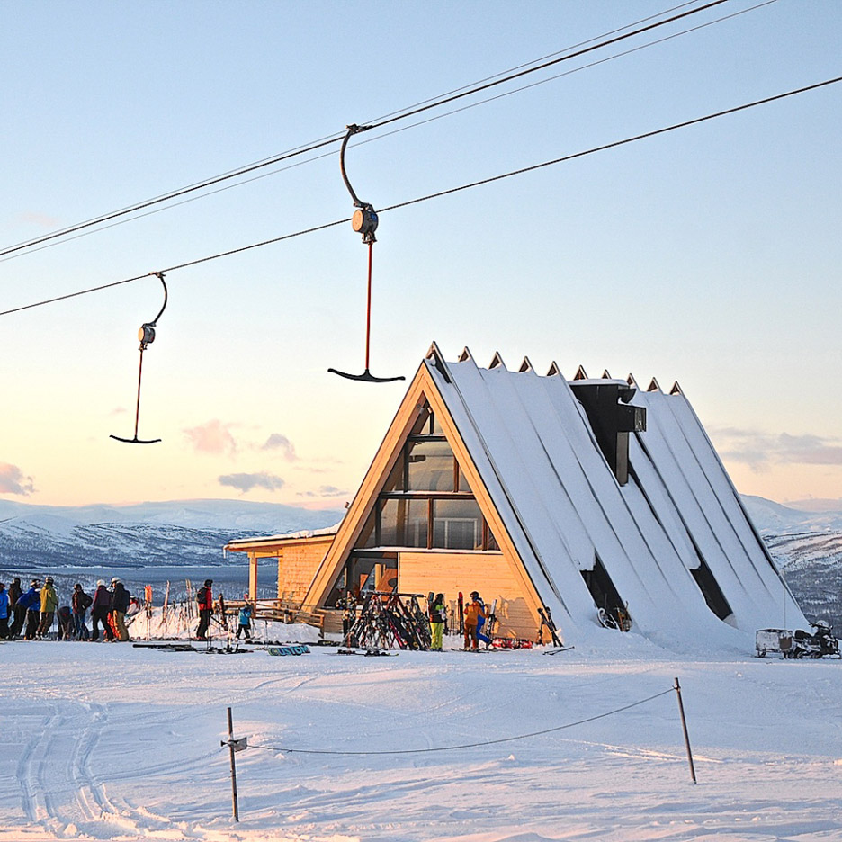 Bjork Mountain Restaurant in Hemavan Sweden by Murman Architects