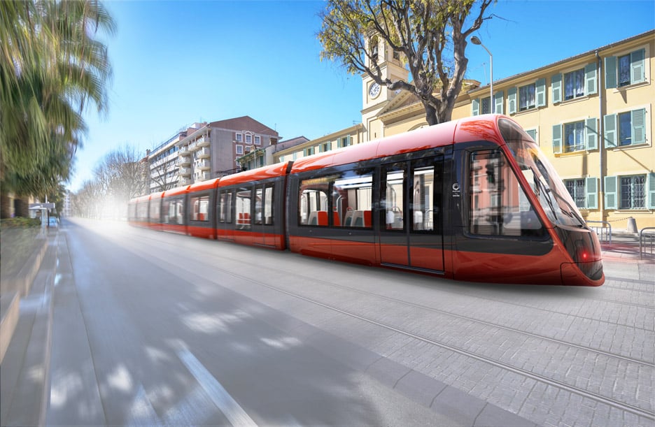 Nice tramway by Ora ïto and Alstom