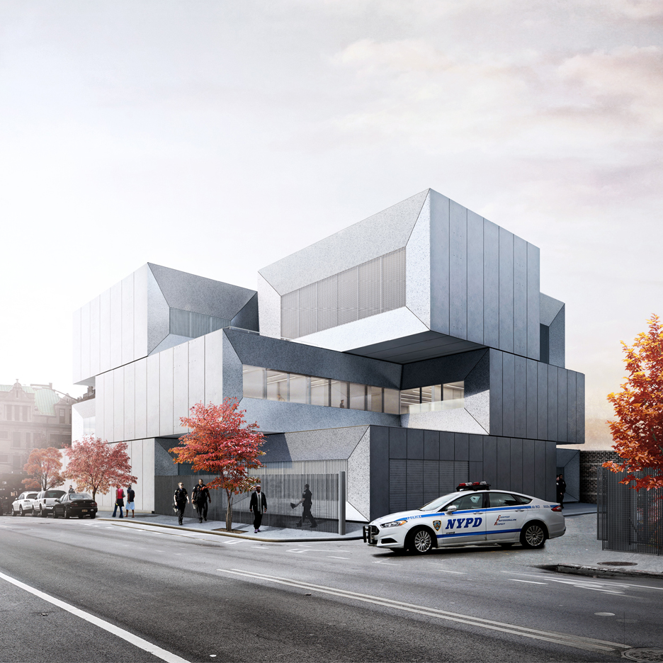 BIG reveals design of police station planned for the Bronx