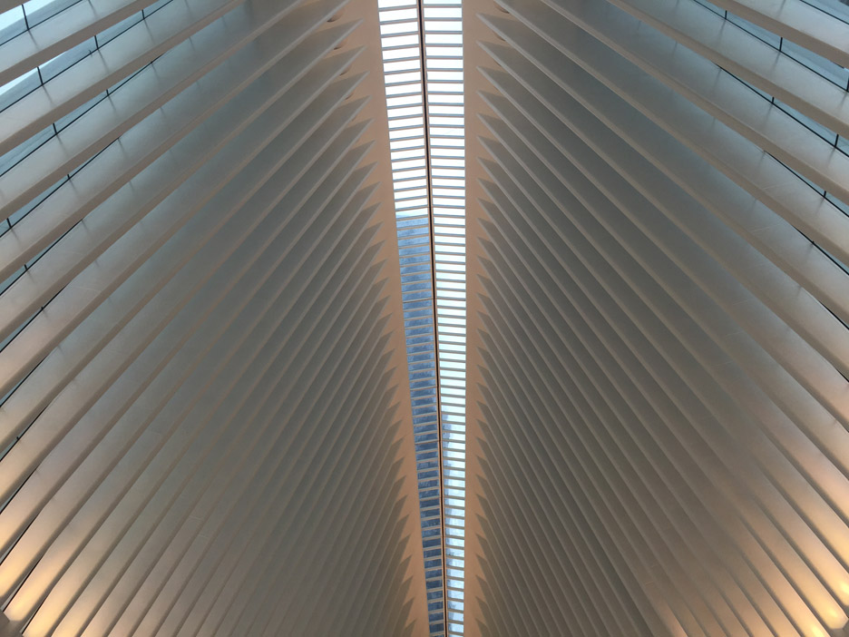 The World Trade Center Transportation Hub by Santiago Calatrava