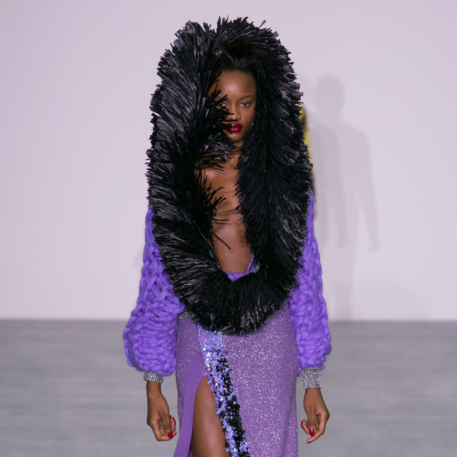 Grace Jones acts as muse for Sibling's Autumn Winter 2016 womenswear collection