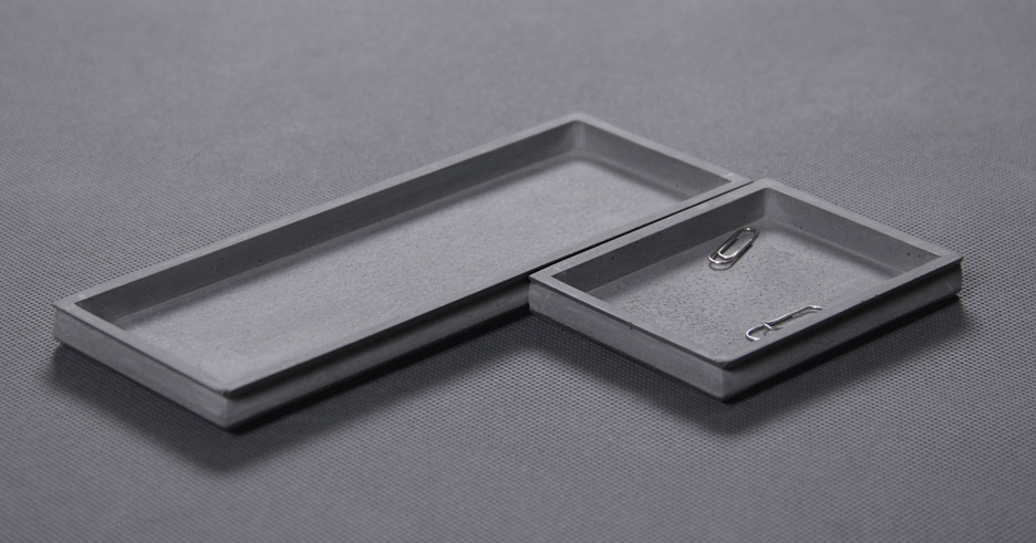 Concrete stationery by Umndesign