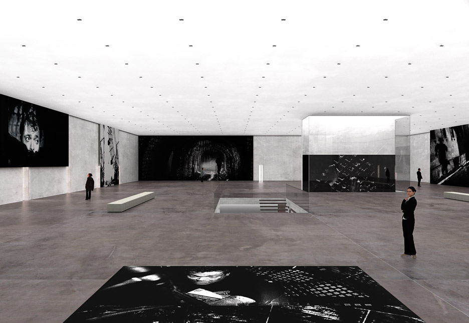 Winkler + Ruck Architekten and Ferdinand Certov design for a "floating" roof extension for Vienna's Wien Museum