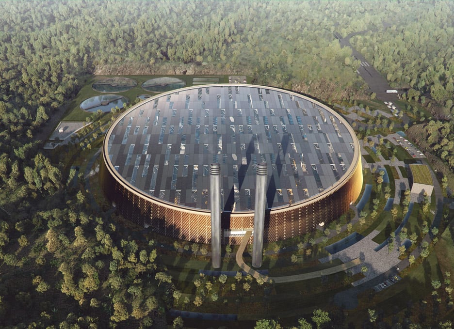World's largest waste-to-energy plant by Schmidt Hammer Lassen and Gottlieb Palaudan