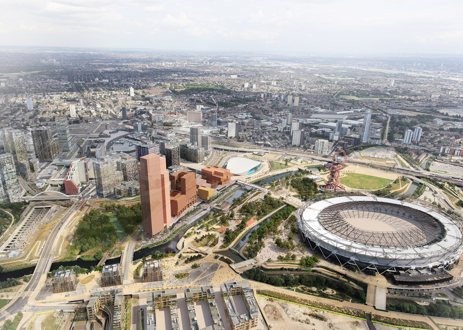 the london olympic park