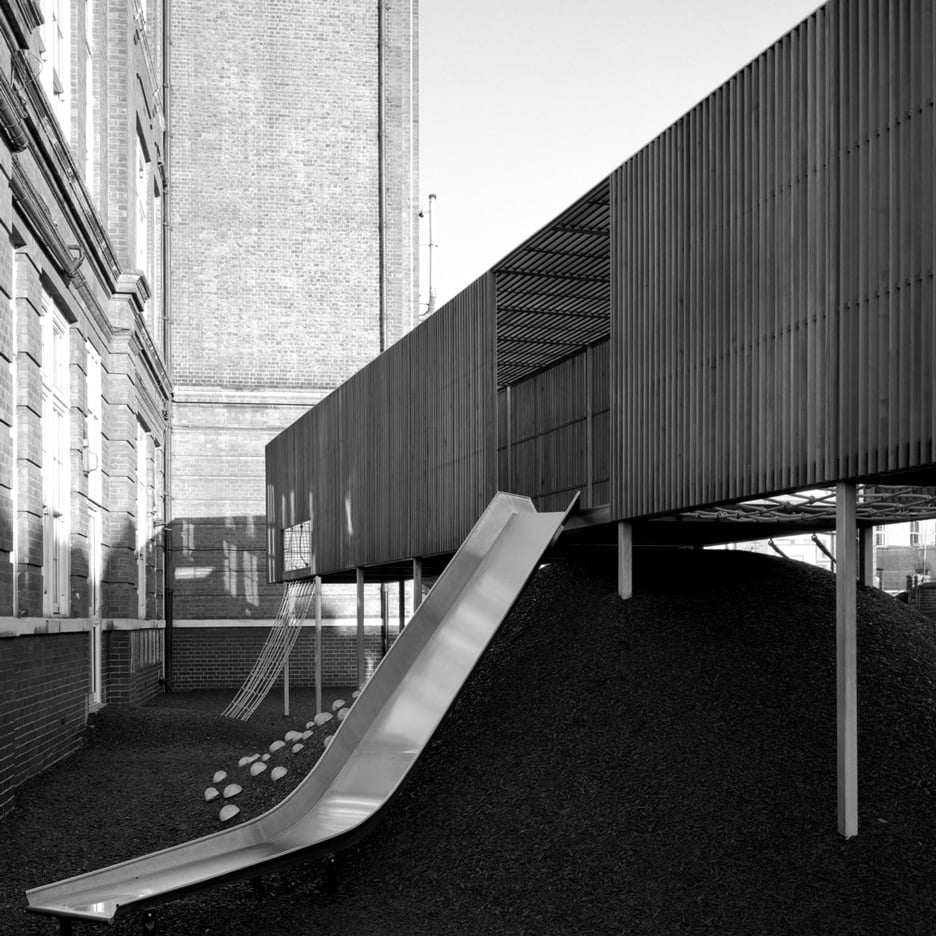 The Chisenhale Primary School Playground by Asif Khan in East London, UK