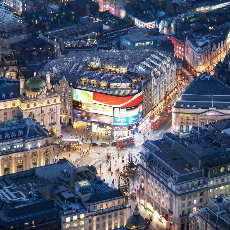Piccadilly Circus redevelopment by Fletcher Priest