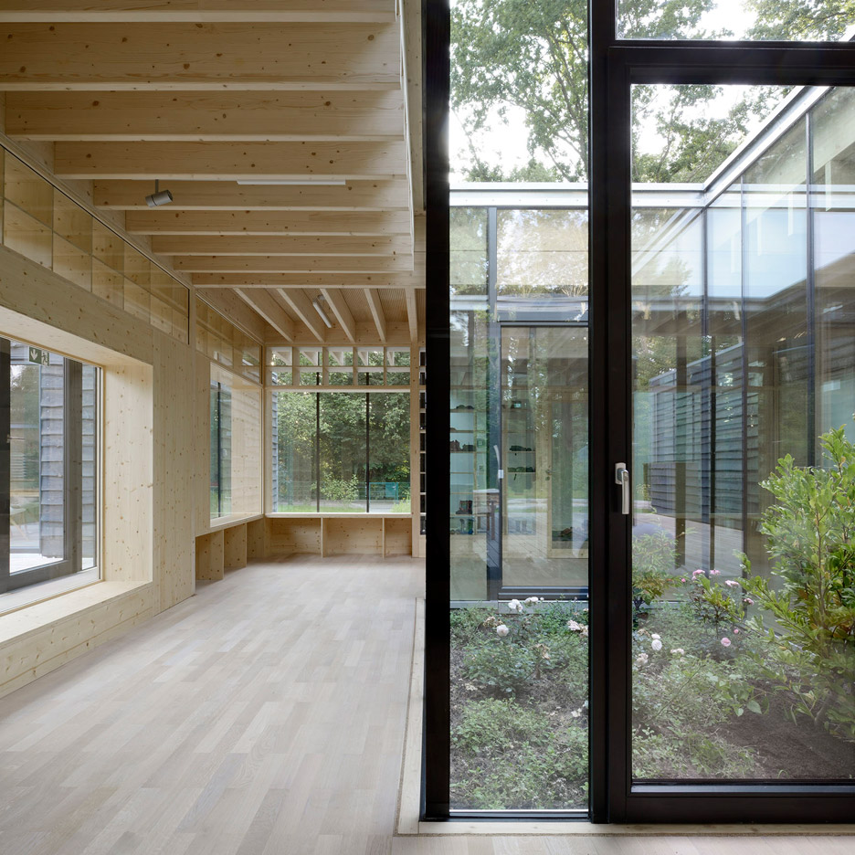 Kinderkrippe by Kraus Schonberg Architekten a timber Nursery School in Hamburg Germany