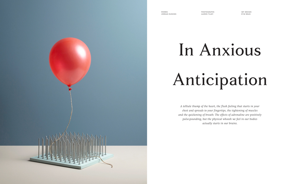 Page spread from Kinfolk Issue 19, The Adrenaline Issue