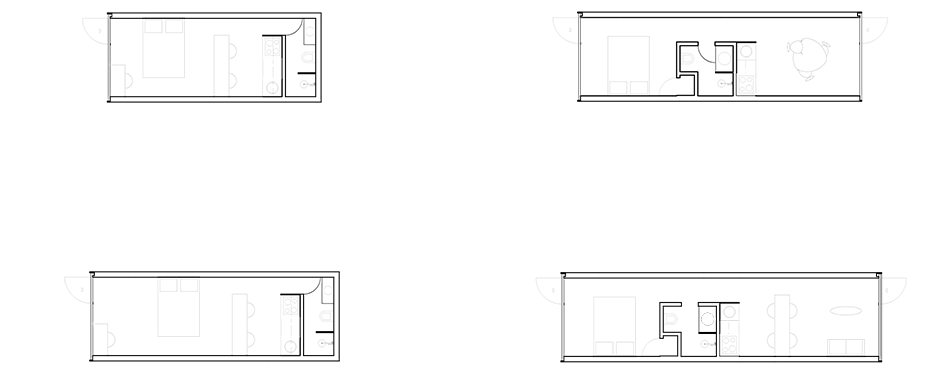 Alternative plans of mima light modular home