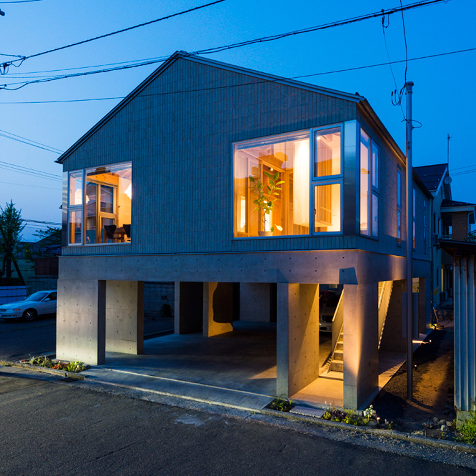 Inari House by Tokmoto Architectures Room in Niigata City, Japan