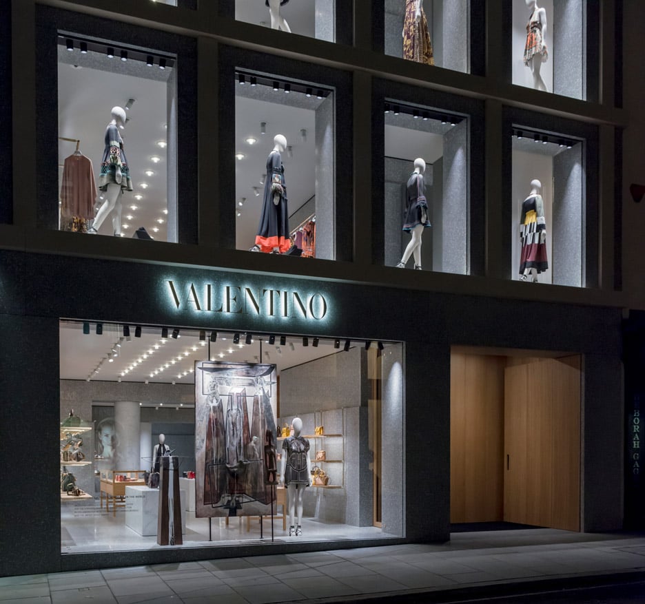 Valentino London flagship store by David Chipperfield