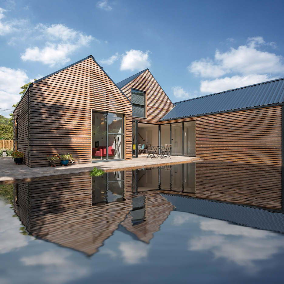 Baca completes flood-resilient home beside an Oxfordshire brook