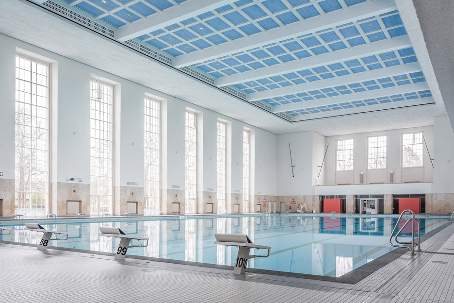 1930's Swimming Hall Finckensteinallee by Veauthier Meyer Architects