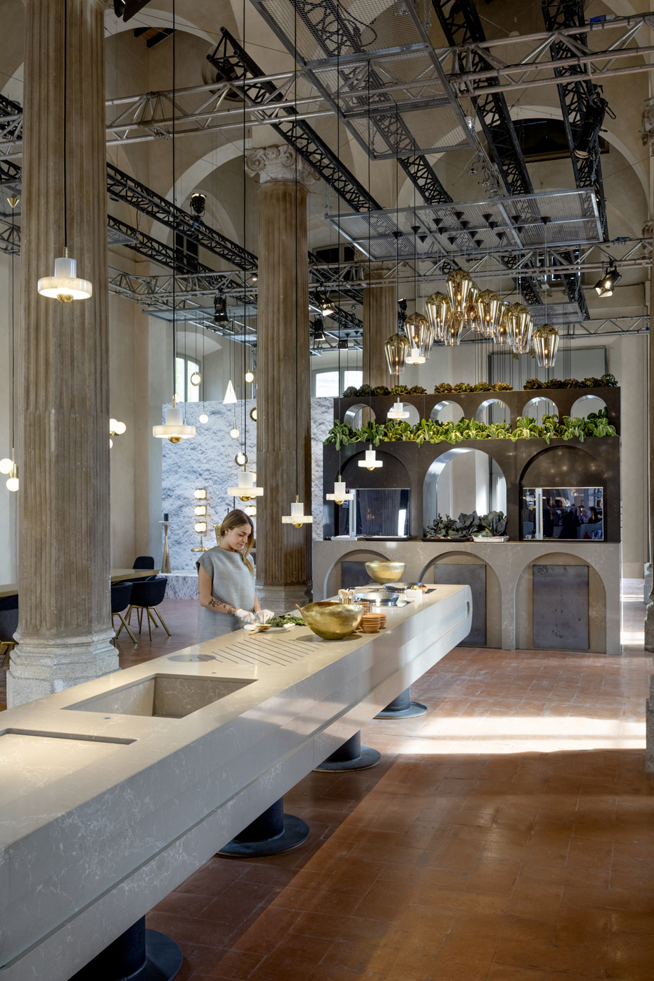 The Restaurant by Tom Dixon for Caesarstone in Milan 2016