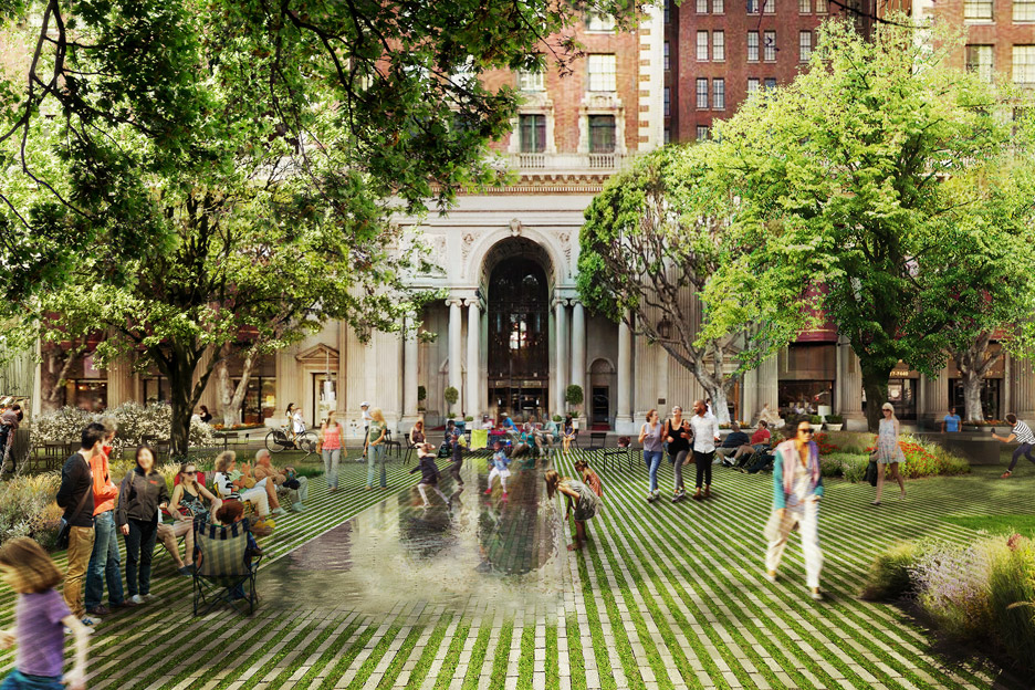 Agence Ter and Team Pershing square renovation proposal architecture news Los Angeles LA USA