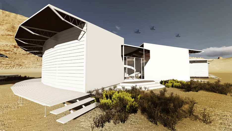 Combat outpost by Iowa arch students