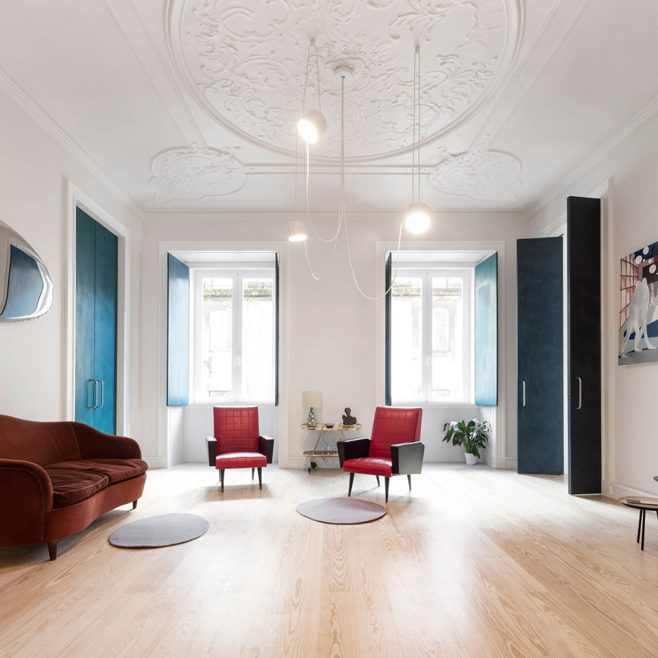 Chiado Apartment by Fala Atelier Lisbon, Portugal residential renovation