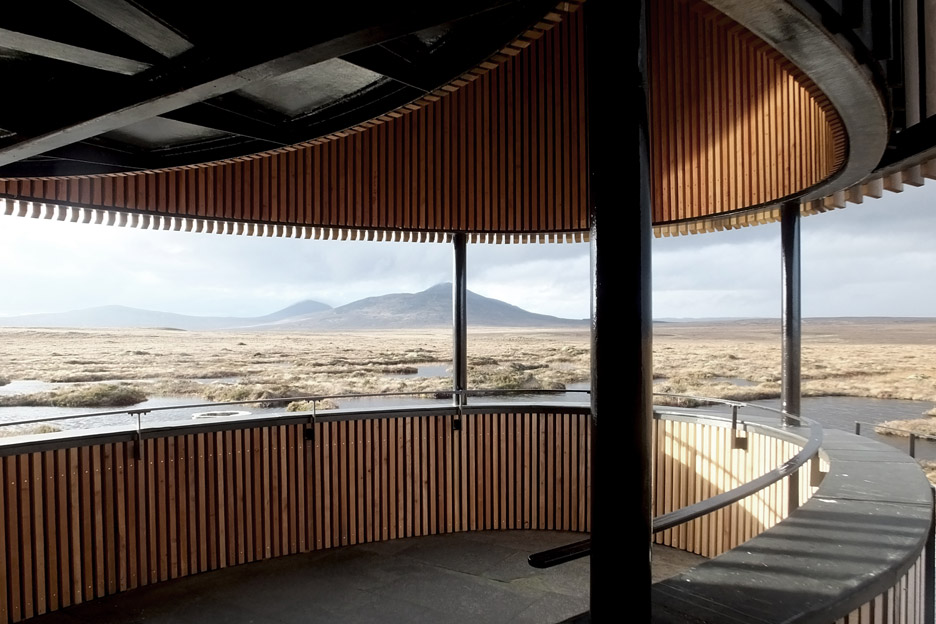 Forsinard lookout tower by Icosis Architects in the Scottish Highlands, UK architecture