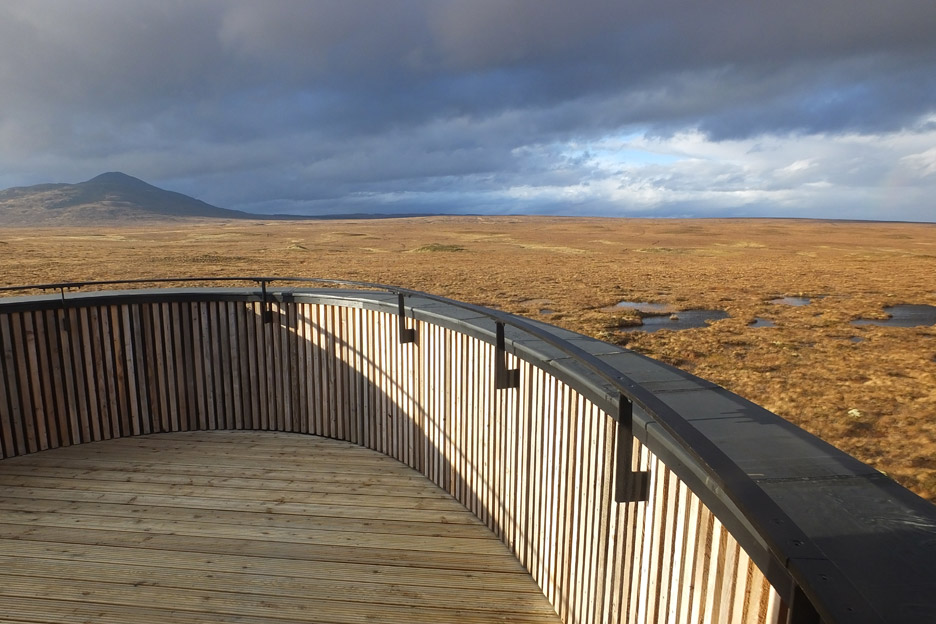 Forsinard lookout tower by Icosis Architects in the Scottish Highlands, UK architecture