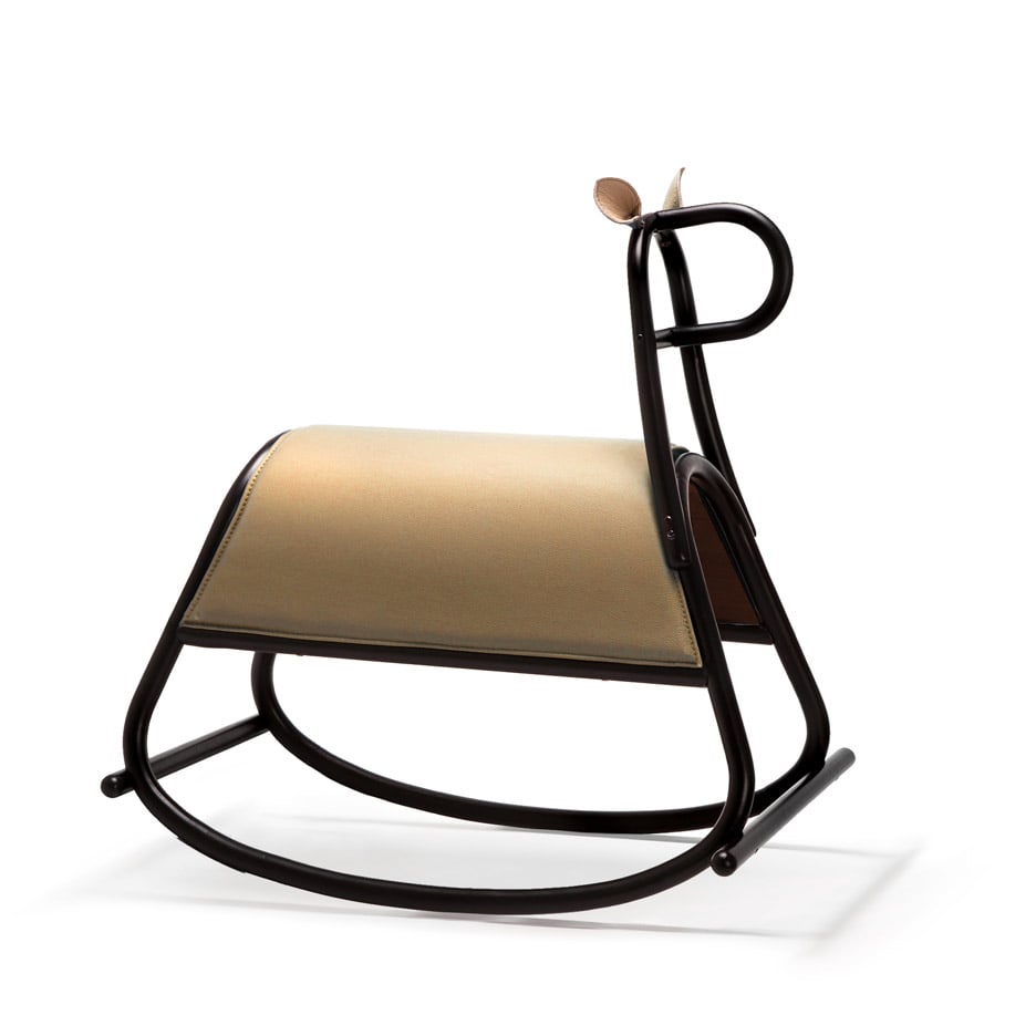 Furia rocking horse by Front, designed for Gebruder Thonet Vienna's Milan 2016 show
