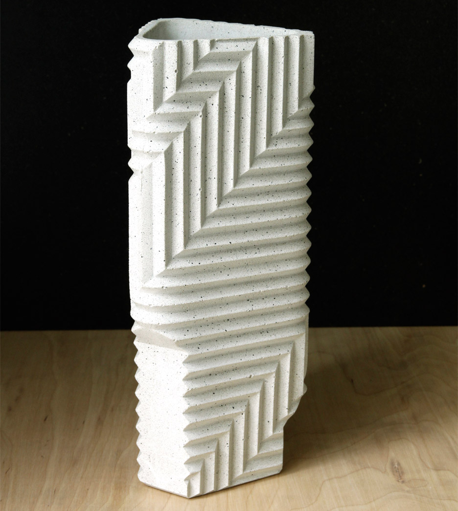 Herringbone vase by Phil Cuttance