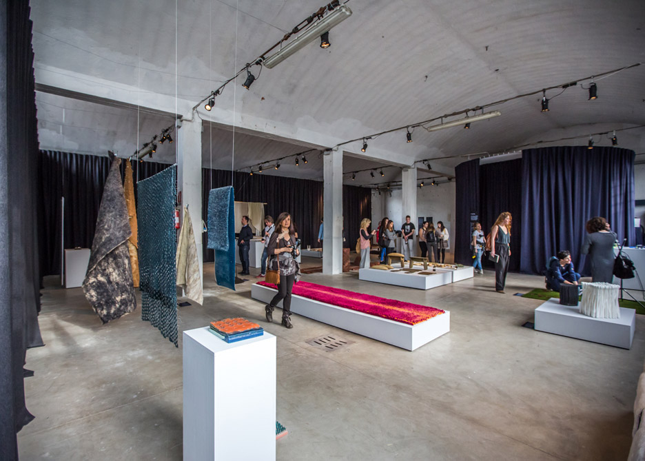 Touch Base exhibition by Design Academy Eindhoven at Milan design week 2016 installation